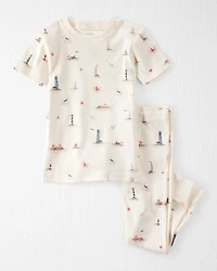Toddler 2-Piece Organic Cotton Pyjamas Coastal Vacation