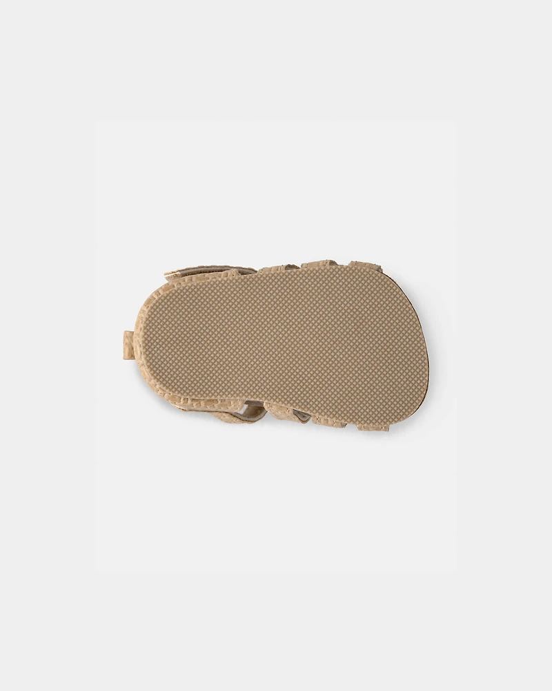 Baby Girl Strappy Sandals - Brown
