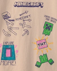 Boys Minecraft® Graphic Tee - Tan