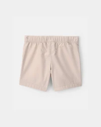 Baby Boy Canvas Shorts - Khaki