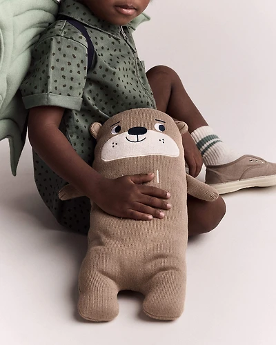 Toddler Otter Plush - Mocha Brown