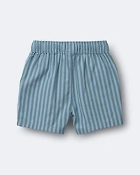 Toddler Boy Playground Shorts Stripes - Blue