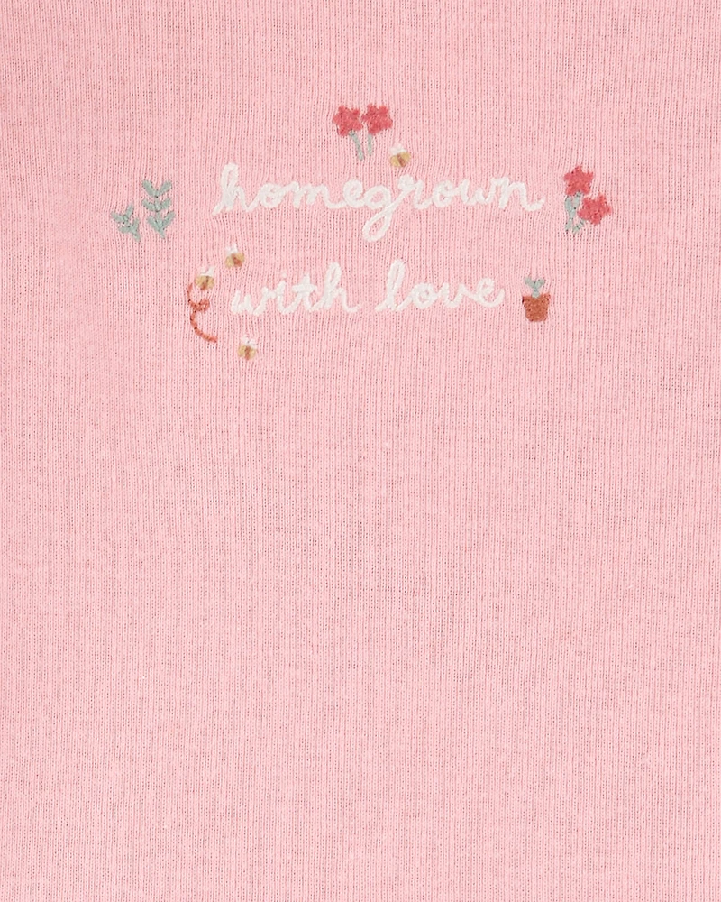 Baby 4-Piece Barn Print Outfit Set