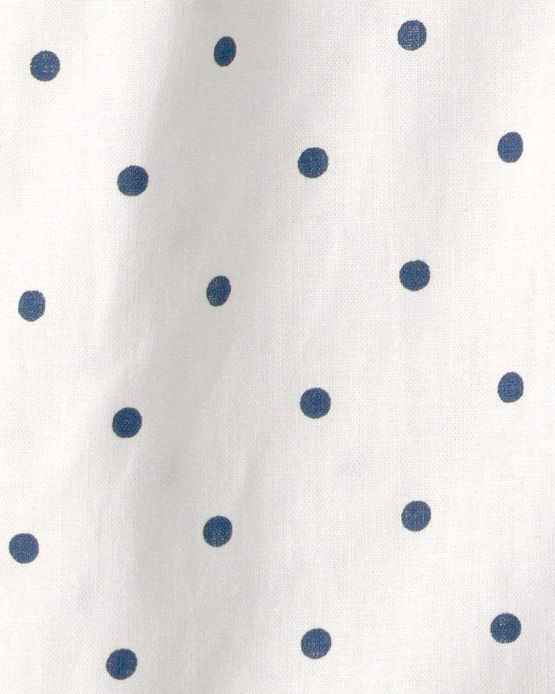 Baby Girl 2-Piece Print Short-Sleeve Tee & Pant Set - White