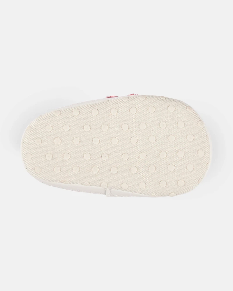 Baby Girl Corduroy Slip-On Shoes - Pink