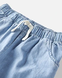 Boys Organic Cotton Chambray Pants
