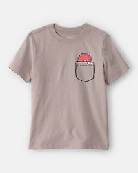 Toddler Boy Donut Graphic Tee - Brown
