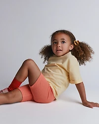 Toddler Rolled Cuff Tee - Yellow