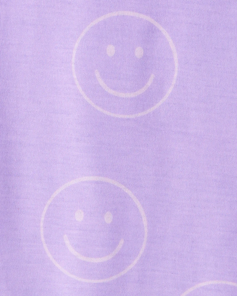 Girls 2-Pack Smiley Face Nightgowns