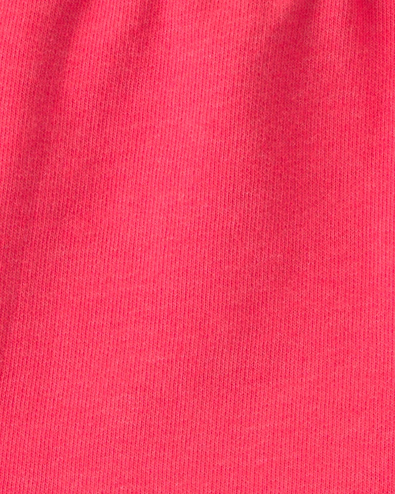 Baby Boy Crab French Terry Shorts - Orange