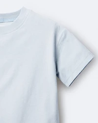 Toddler Short-Sleeve Relaxed Graphic Tee - Light Blue