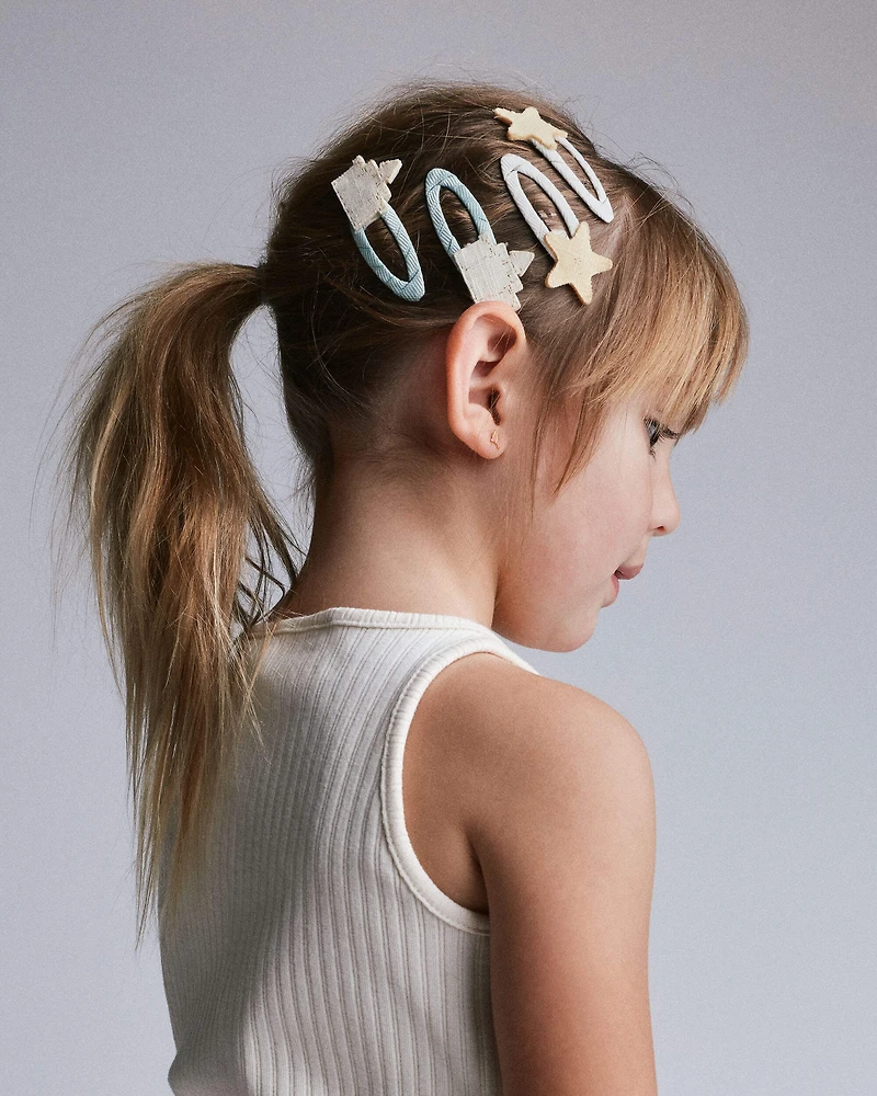Toddler Girl 6-Pack Sandcastle Hair Clips