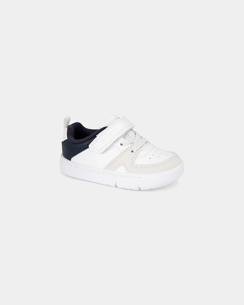 Baby Boy Every Step® First Walker Colour Block Sneakers - Green/White/Tan