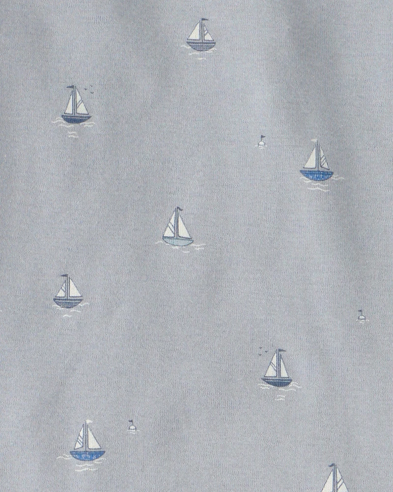 Kid 2-Piece Organic Cotton Pyjama Sail Away Print