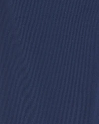 Girls Pull-On Stretch Rib Leggings - Navy Blue