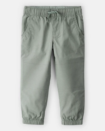 Toddler Boy Cotton Pull-On Fashion Pants - Green