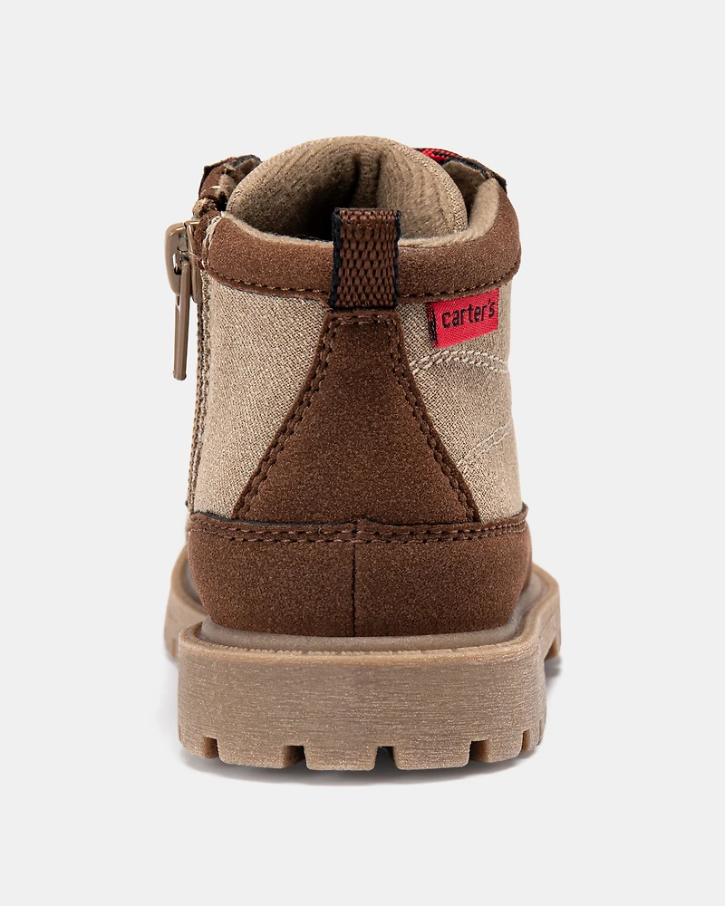 Toddler Boy Fashion Boots - Brown