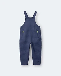 Toddler Wide-Leg Overalls - Dark Blue