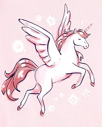 Kid 4-Piece Unicorn Cotton Pyjamas