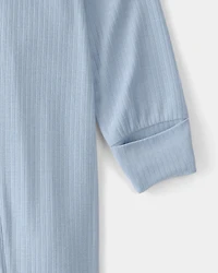 Baby Boy 2-Way Zip PurelySoft Sleeper - Blue