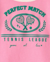 Baby Girl 'Perfect Match' Top - Pink