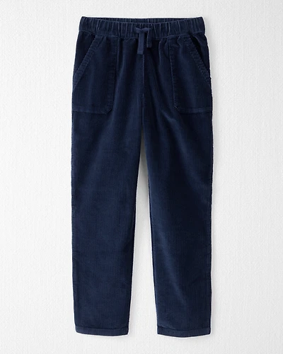 Kid Organic Cotton Corduroy Drawstring Pants