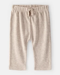 Baby Boy Pull-On Thermal Pants - Heather Grey