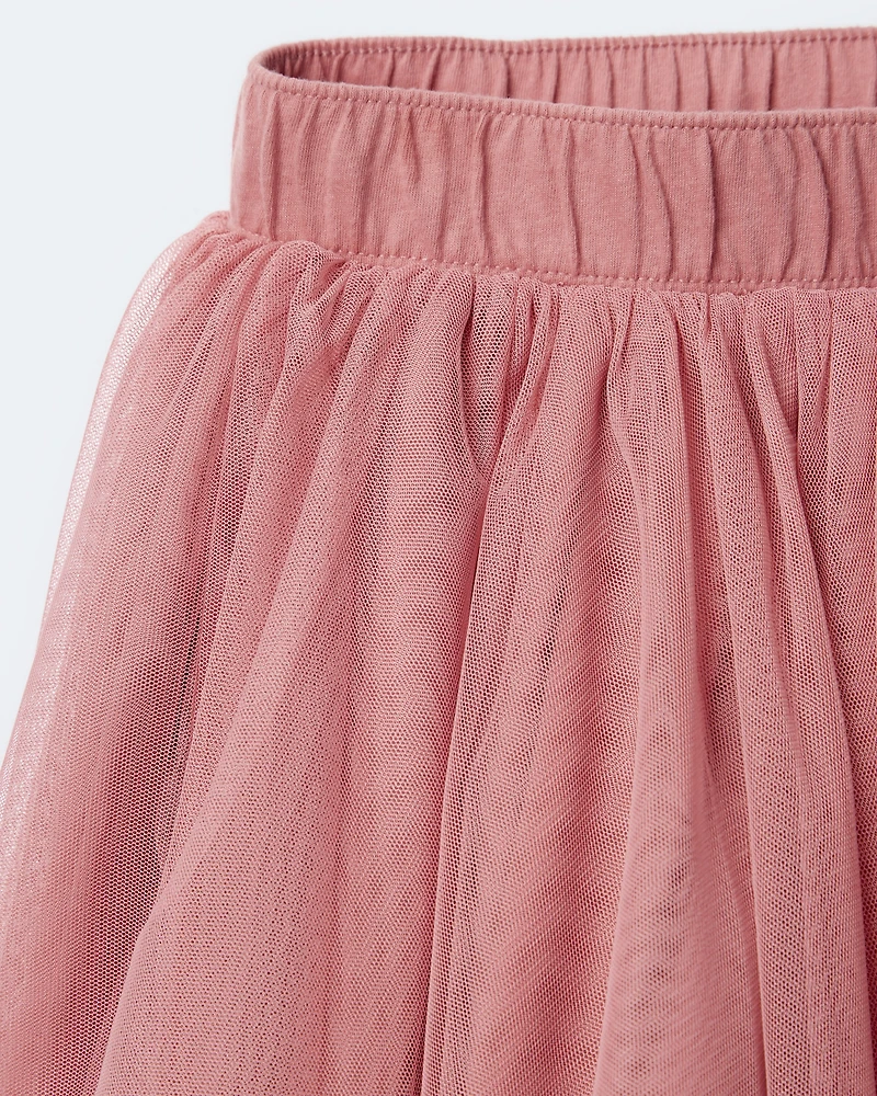 Toddler Girl Avenue Twirl™ Mini Skirt with Tulle - Pink