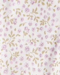 Baby Organic Cotton Sleep & Play Pyjamas Botanic Muse Print