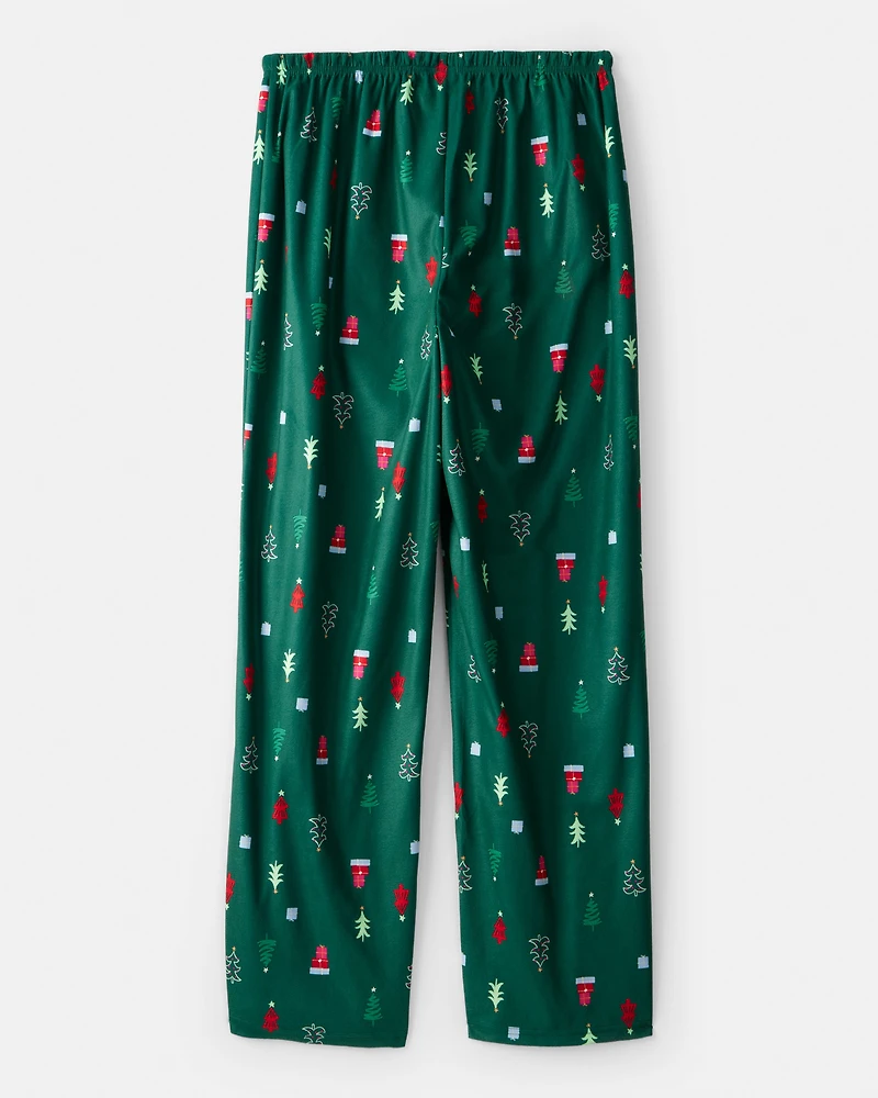 Adult Green Trees Loose Fit Pants
