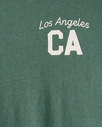 Kid Los Angeles Long-Sleeve Graphic Tee - Green