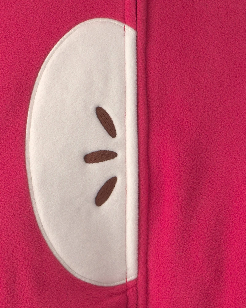 Baby 3-Piece Apple Halloween Long-Sleeve Costume - Red