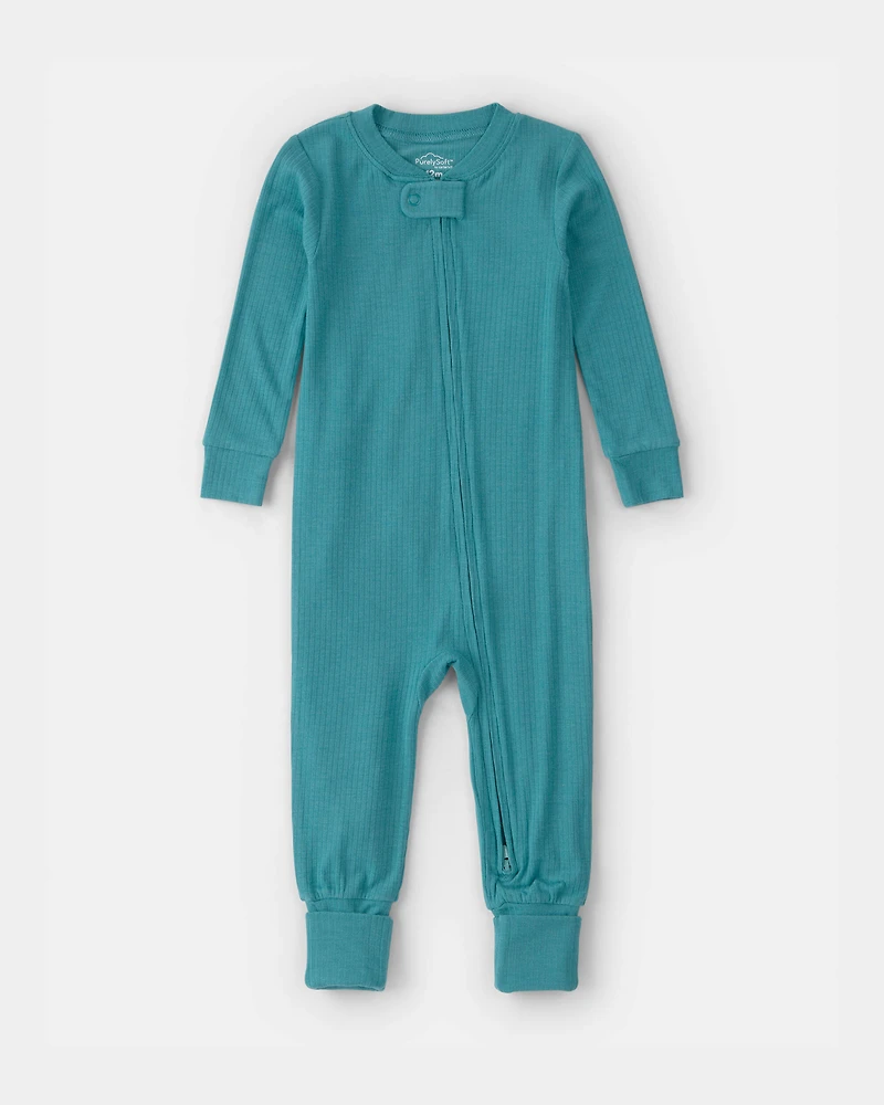 Baby PurelySoft Snug Fit 1-Piece Pyjama - Blue