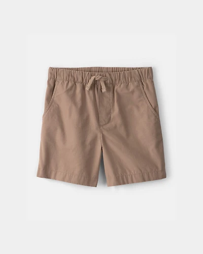 Boys Canvas Shorts - Dark Khaki