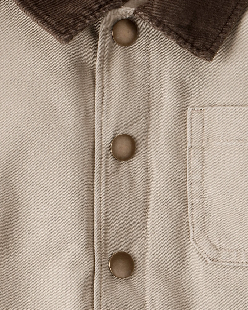 Toddler Organic Cotton Twill Barn Jacket