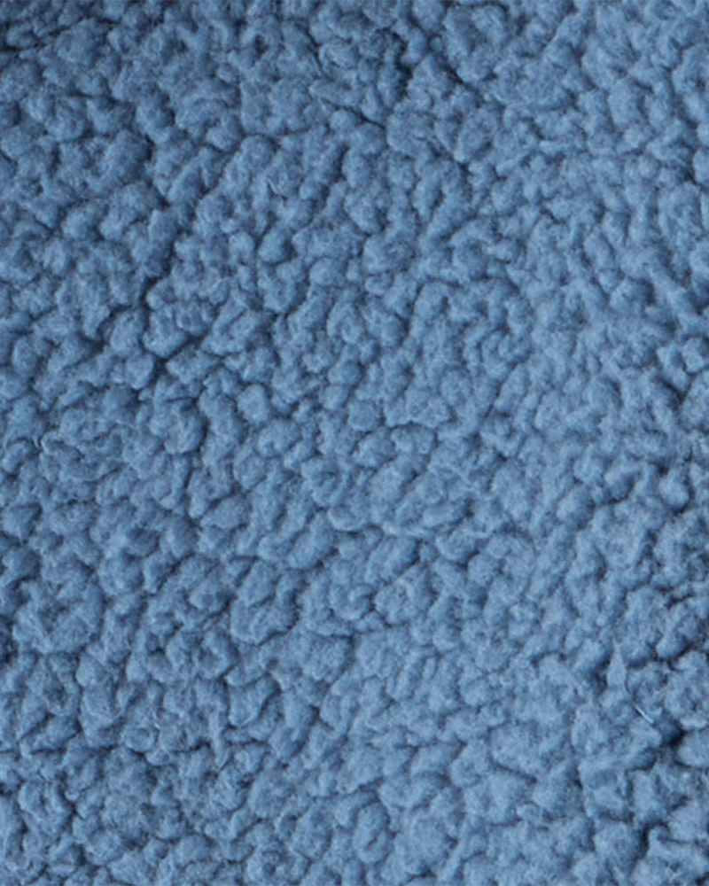 Baby Boy 3-Piece Bear Sherpa Long-Sleeve Bodysuit & Pant Set - Blue