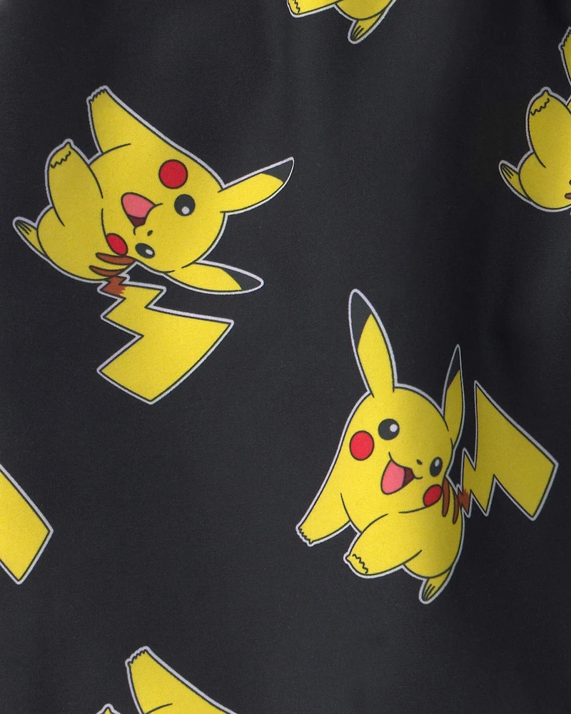 Boys Pokemon Swim Trunks - Black/Yellow