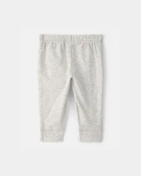 Baby 2-Pack Pants - Ivory/Grey