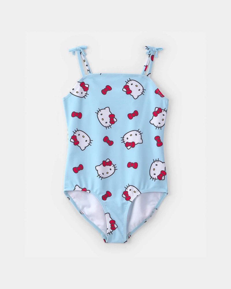 Girls 1-Piece Hello Kitty® Swimsuit - Blue