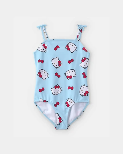 Girls 1-Piece Hello Kitty® Swimsuit - Blue