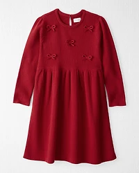 Girls Organic Cotton Sweater Knit Dress