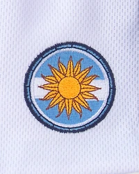 Kids 2-Piece Umbro Argentina Soccer Jersey & Short Set - Light Blue/White