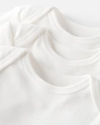 Baby 6-Pack Organic Cotton Rib Bodysuits