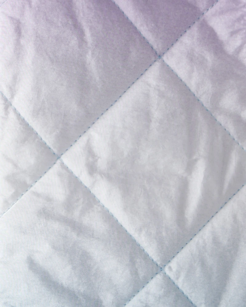 Girls Ombre Puffer Vest - Purple