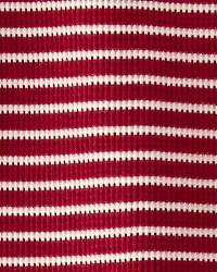 Toddler Organic Cotton Waffle Knit Striped Pyjamas Set