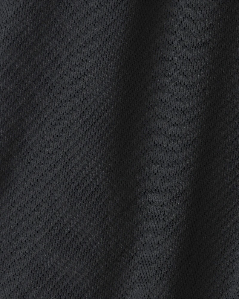 Boys Mesh Active Shorts - Black