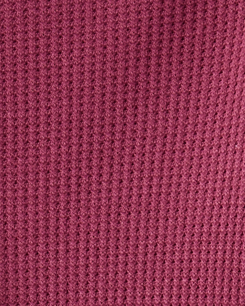 Baby Girl 2-Pack Deer & Floral Print PurelySoft Long-Sleeve Multipack Bodysuits - Red/Pink