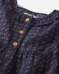 Baby Girl Organic Cotton Prairie Bubble