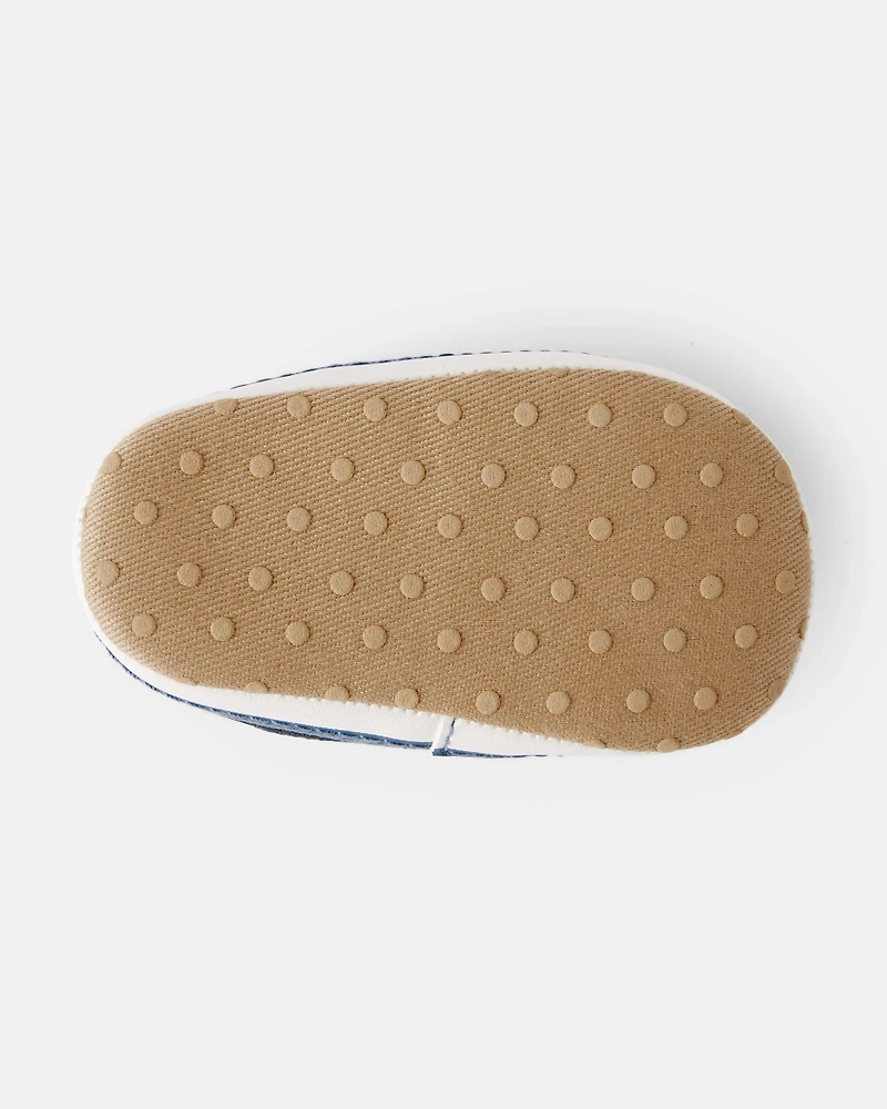 Baby Boy Corduroy Boat Shoes - Blue