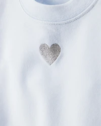 Baby Girl 3-Piece Heart Print Pullover Set